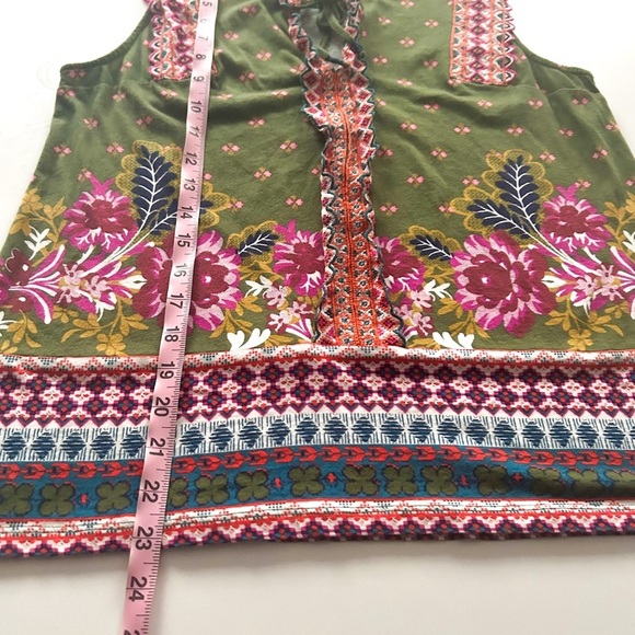 Anthropologie Sigrid Embroidered Tank Size Medium - Picture 11 of 15